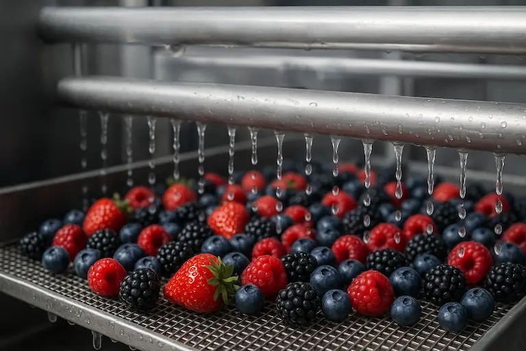 Ozone for fruit disinfection