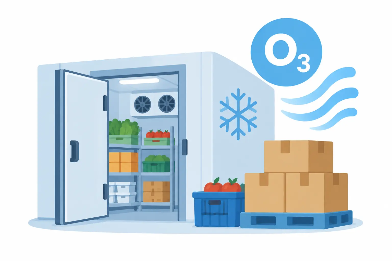 Ozone for Cold Storage & Packaging Rooms-